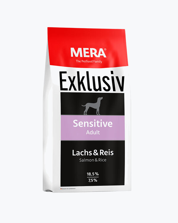 Сухий корм для собак з чутливим шлунково-кишковим трактом MERA EX Sensitive Adult Lachs-Reis, з лососем і рисом, 15 кг.