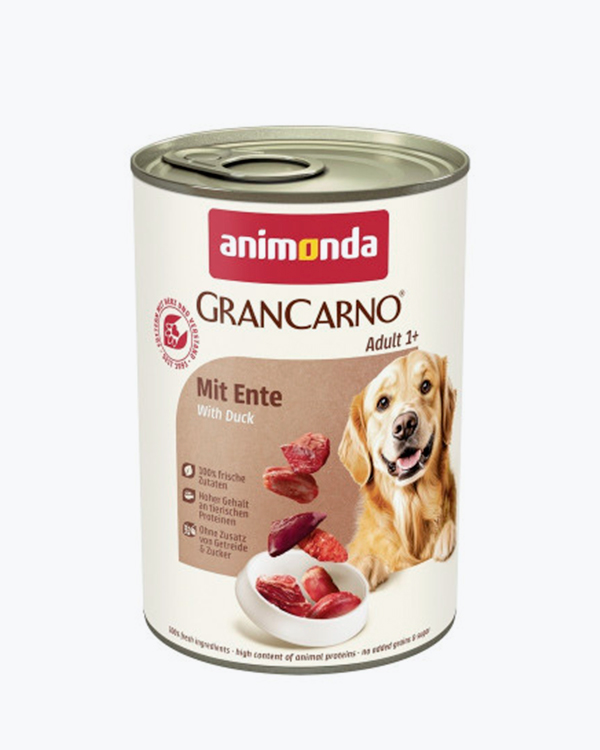 Вологий корм Animonda GranCarno Adult з качкою для собак, 400 г