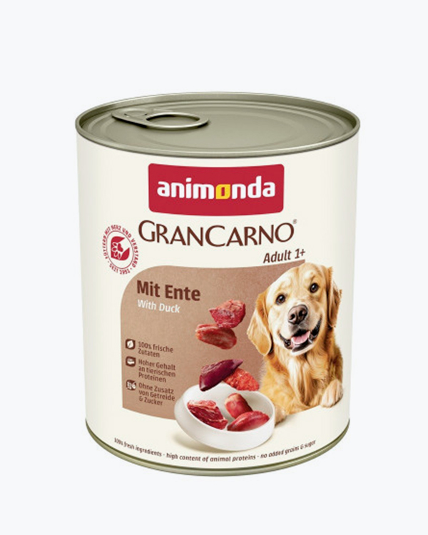 Вологий корм Animonda GranCarno Adult з качкою для собак, 800 г