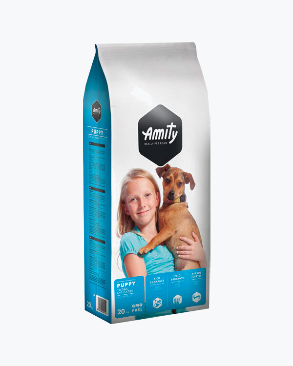 Сухий корм AMITY ECO Puppy, для цуценят всіх порід, 20 кг