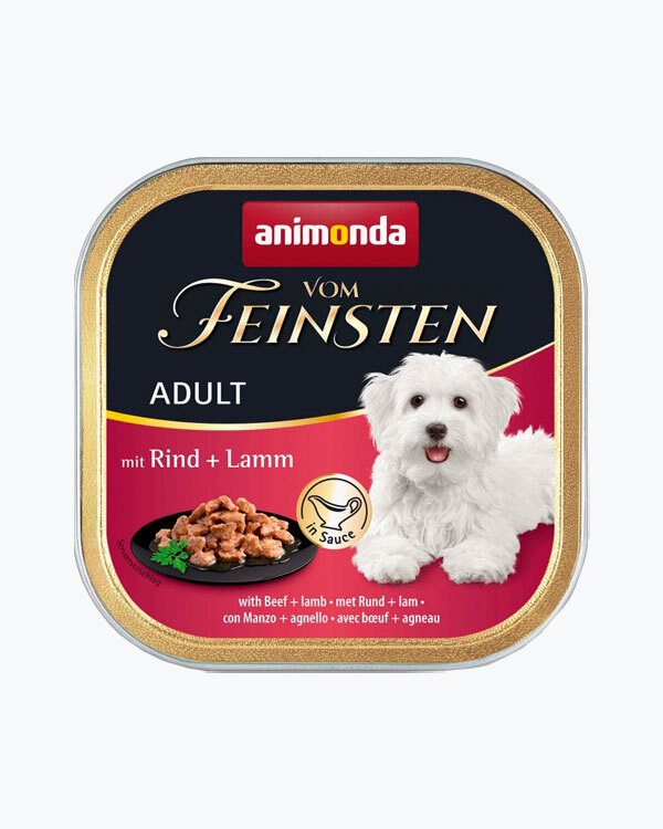 Вологий корм Animonda Vom Feinsten Adult з говядиною та ягнятиною для собак, 150 г.