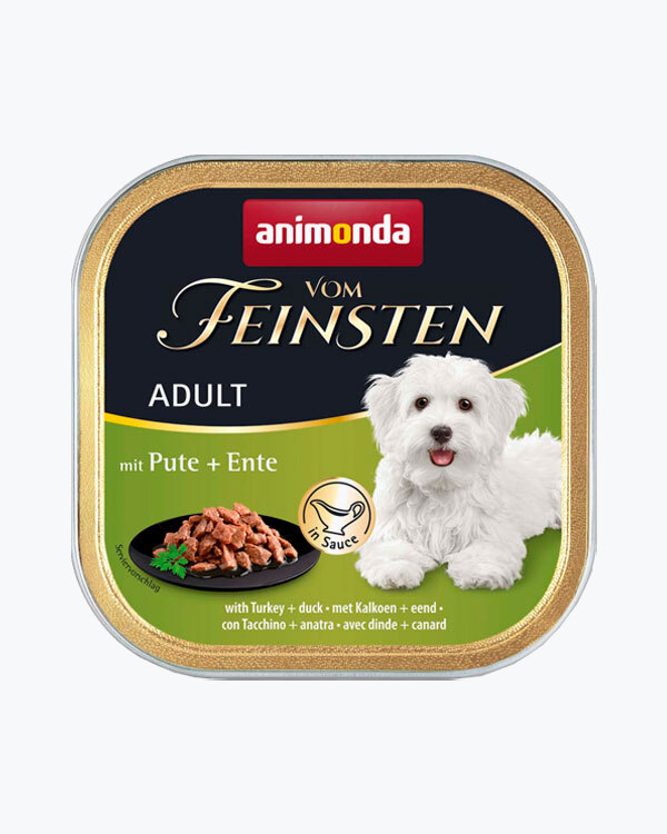 Вологий корм Animonda Vom Feinsten Adult з індичкою та качкою для собак, 150 г.