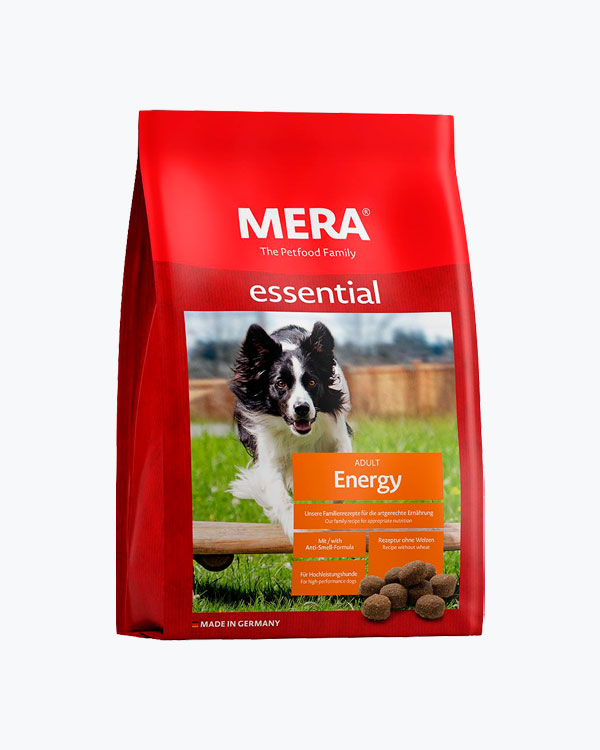 Сухий корм для високопродуктивних дорослих собак MERA essential Energy, 12.5 кг.