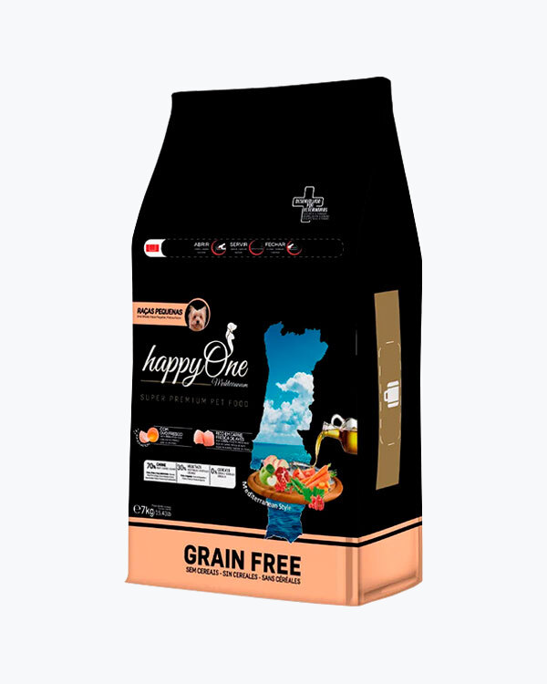 Сухий беззерновий корм happyOne Mediterraneum Small Breeds Fresh Meat для собак дрібних порід з м'ясом, 6 кг