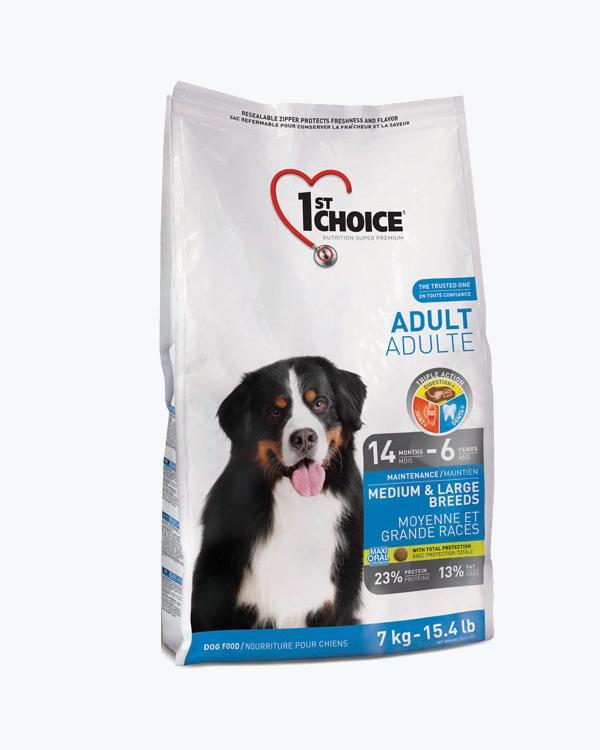 Сухий корм 1st Choiсe Adult Medium & Large Chicken для середніх та великих порід собак, курка, 5 кг