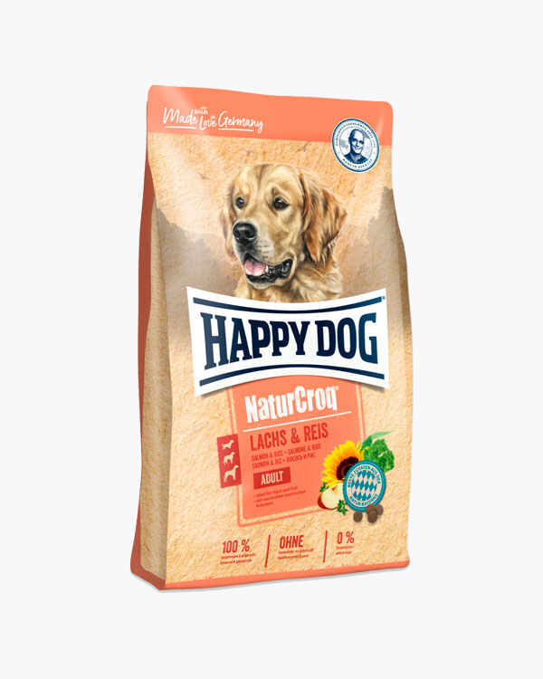 Сухий корм Happy Dog NaturCroq Lachs&Reis, для собак, лосось з рисом, 12 кг