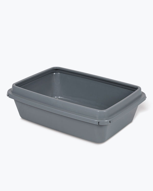 Туалет Природа Маркіз з рамкою, для котів, колір в асортименті, 42.5х31.5х13 см