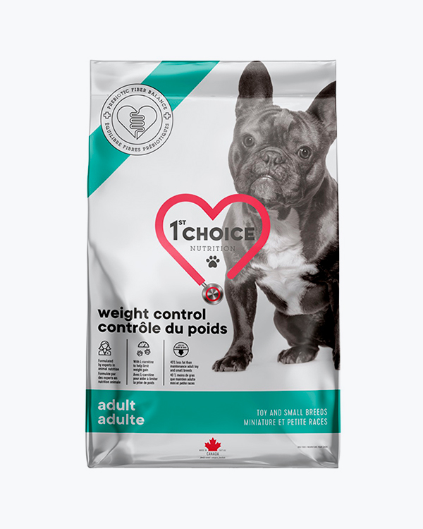 Сухий корм 1st Choice Adult Weight Control Toy and Small, для контролю ваги міні та малих порід собак, з куркою, 4.5 кг