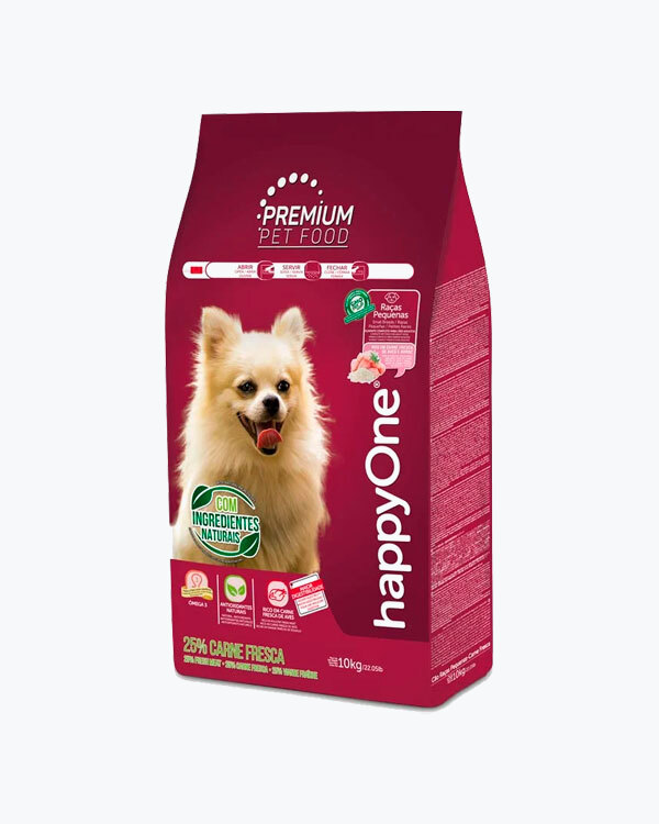 Сухий корм happyOne Premium Dog Small Breeds Fresh Meat для собак дрібних порід зі свіжим м'ясом, 10 кг