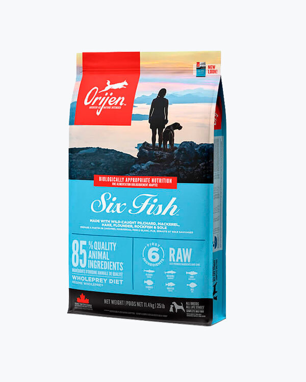 Сухий корм Orijen Six Fish, для собак, риба, 11.4 кг