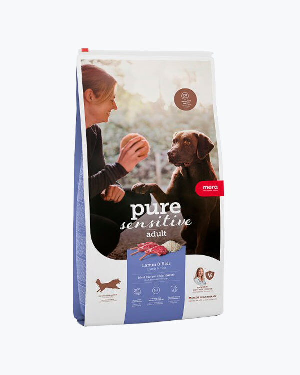 Сухий корм для дорослих собак MERA ps Lamm&Reis, з ягнятини та рису, 12.5 кг.