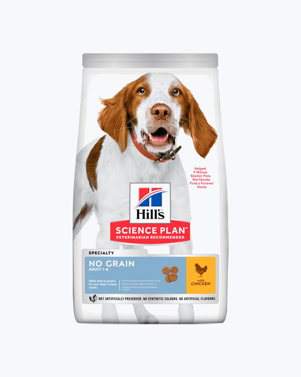 Сухий корм для собак HILL'S SCIENCE PLAN Adult No Grain Medium, з куркою, 14 кг.
